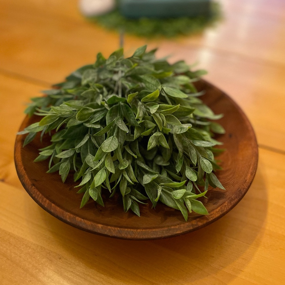 Munising wood dough bowl